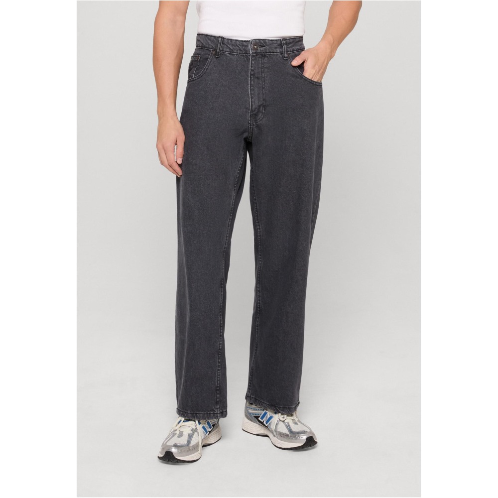 Rocawear - JJ Baggy Denim Hose gerades bein - Grau